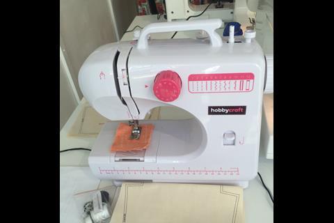 Hobbycraft sewing machine white